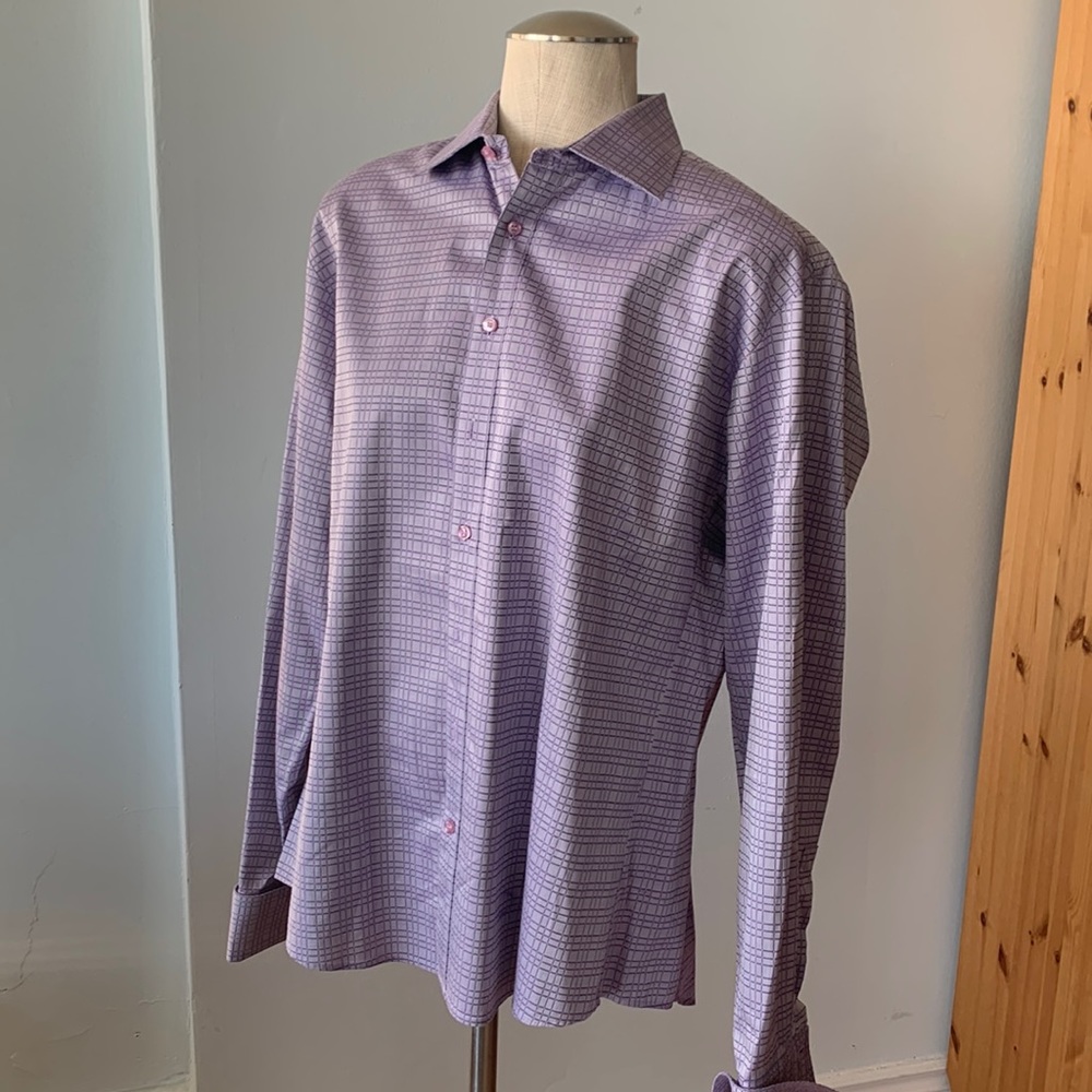 Men’s XL Thomas Pink Shirt Slim Fit Prestige dress shirt